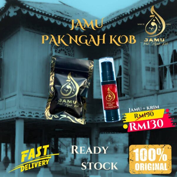 SET COMBO - Jamu (1 Set) + Krim Pak Ngah Kob (1 Set)